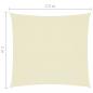 Preview: Sonnensegel Oxford-Gewebe Rechteckig 2x2,5 m Creme