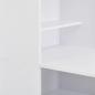 Preview: Bartisch mit Schrank Weiß 115x59x200 cm