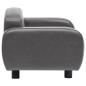 Preview: Hundesofa Grau 80x50x40 cm Kunstleder