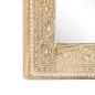 Preview: Spiegel Handbemalt 40 x 55 cm Massivholz Mango