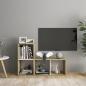 Preview: ARDEBO.de - TV-Schränke 2 Stk. Weiß Sonoma-Eiche 72x35x36,5cm Holzwerkstoff