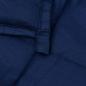 Preview: Gewichtsdecke Blau 220x240 cm 15 kg Stoff
