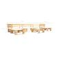 Preview: 6-tlg. Paletten-Lounge-Set Holz Natur