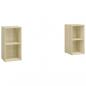Preview: TV-Schränke 2 Stk. Sonoma-Eiche 72x35x36,5 cm Holzwerkstoff