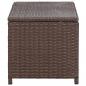 Preview: Couchtisch Braun 70x40x38 cm Poly Rattan
