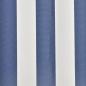 Preview: Markisenbespannung Canvas Blau & Weiß 3 x 2,5 m (ohne Rahmen)