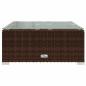 Preview: 8-tlg. Garten-Lounge-Set mit Kissen Poly Rattan Braun