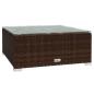 Preview: 8-tlg. Garten-Lounge-Set mit Kissen Braun Poly Rattan