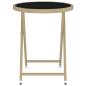 Preview: 5-tlg. Garten-Bistro-Set Poly Rattan und Hartglas Beige