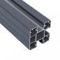 Preview: Zaunelement-Set Grau 699x186 cm WPC