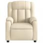 Preview: Massagesessel Creme Stoff