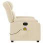 Preview: Massagesessel Creme Stoff