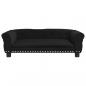 Preview: Hundebett Schwarz 95x55x30 cm Samt