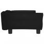 Preview: Hundebett Schwarz 95x55x30 cm Samt