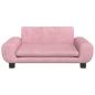 Preview: Hundebett Rosa 70x45x33 cm Samt