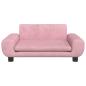 Preview: Hundebett Rosa 70x45x33 cm Samt