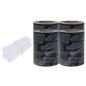 Preview: Garten-Sichtschutz 4 Stk. PVC 35x0,19 m Grau