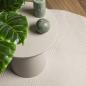 Preview: Teppich IZA Kurzflor Skandinavischer Look Creme Ø 80 cm