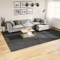 Preview: ARDEBO.de - Teppich IZA Kurzflor Skandi-Stil Anthrazit 240x340 cm