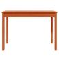 Preview: Esstisch Wachsbraun 110x55x75 cm Massivholz Kiefer