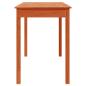 Preview: Esstisch Wachsbraun 110x55x75 cm Massivholz Kiefer