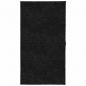 Preview: Shaggy-Teppich PAMPLONA Hochflor Modern Schwarz 80x150 cm