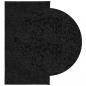 Preview: Shaggy-Teppich PAMPLONA Hochflor Modern Schwarz 80x150 cm