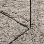 Preview: Shaggy-Teppich PAMPLONA Hochflor Modern Beige 120x170 cm