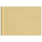 Preview: Balkonsichtschutz Sandfarben 75x800 cm 100 % Polyester-Oxford