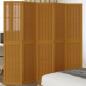 Preview: ARDEBO.de - 5-tlg. Raumteiler Braun Massivholz Paulownia