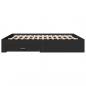 Preview: Bettgestell mit Schubladen Schwarz 200x200 cm Holzwerkstoff