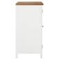 Preview: Kleiderschrank 76x52x105 cm Eiche Massivholz