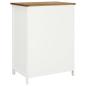 Preview: Kleiderschrank 76x52x105 cm Eiche Massivholz