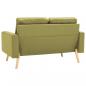 Preview: 2-Sitzer-Sofa Grün Stoff