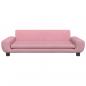 Preview: Hundebett Rosa 100x54x33 cm Samt