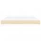 Preview: Taschenfederkernmatratze Creme 160x200x20 cm Stoff