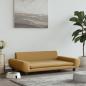 Preview: ARDEBO.de - Hundebett Braun 100x54x33 cm Samt