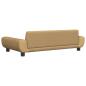 Preview: Hundebett Braun 100x54x33 cm Samt