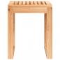 Preview: Badhocker 40x30x46 cm Massivholz Nussbaum