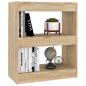 Preview: Bücherregal/Raumteiler Sonoma-Eiche 60x30x72 cm