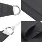 Preview: Sonnensegel Oxford-Gewebe Quadratisch 4x4 m Anthrazit
