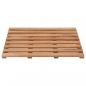 Preview: Badematten 2 Stk. Massivholz Akazie 56 x 37 cm