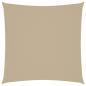 Preview: Sonnensegel Oxford-Gewebe Quadratisch 2,5x2,5 m Beige