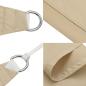 Preview: Sonnensegel Oxford-Gewebe Rechteckig 3x4 m Beige