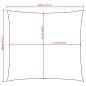 Preview: Sonnensegel Oxford-Gewebe Quadratisch 4,5x4,5 m Creme