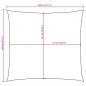 Preview: Sonnensegel Oxford-Gewebe Quadratisch 4,5x4,5 m Creme