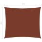 Preview: Sonnensegel Oxford-Gewebe Rechteckig 3x4 m Terrakotta-Rot