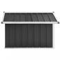 Preview: Rasenmäher Garage 92x97x63 cm Verzinkter Stahl Anthrazit   