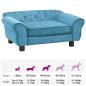 Preview: Hundesofa Türkis 72x45x30 cm Plüsch