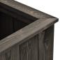 Preview: Hochbeet Dunkelgrau 74x77x30 cm Kiefer Massivholz